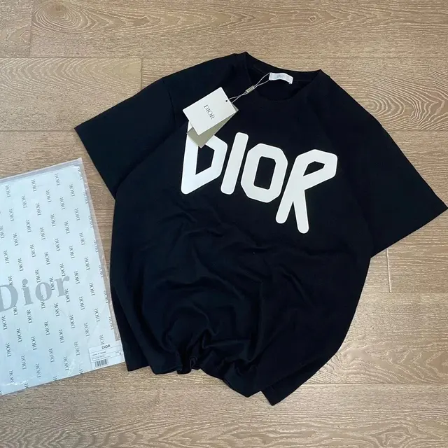 Dior Bold Logo T-Shirt Black White