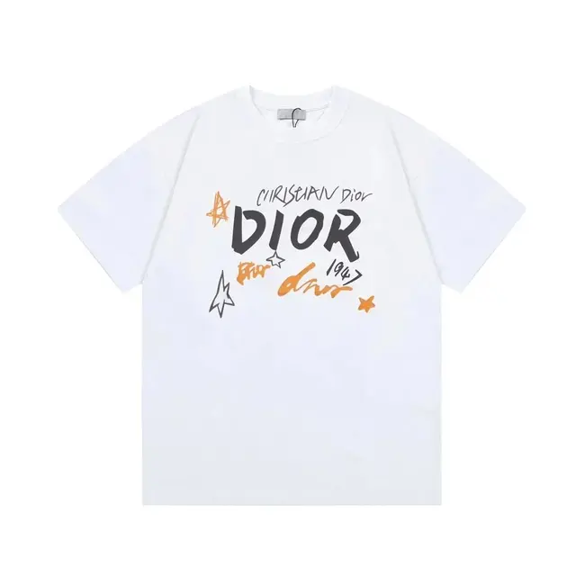 Dior Doodle Stars 1947 T-Shirt White Multi