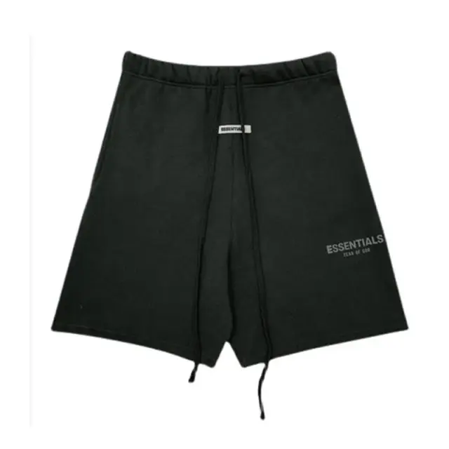 Fear of God Essentials Black Sweatshorts