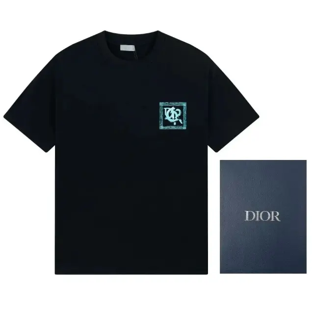 Dior Framed Logo T-Shirt Black