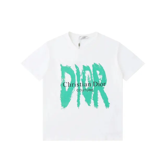 Dior Christian Dior Couture Brushstroke Logo T-Shirt White