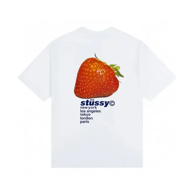 Stussy Strawberry White Tee