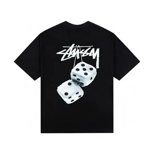 Stussy Dice Black Tee