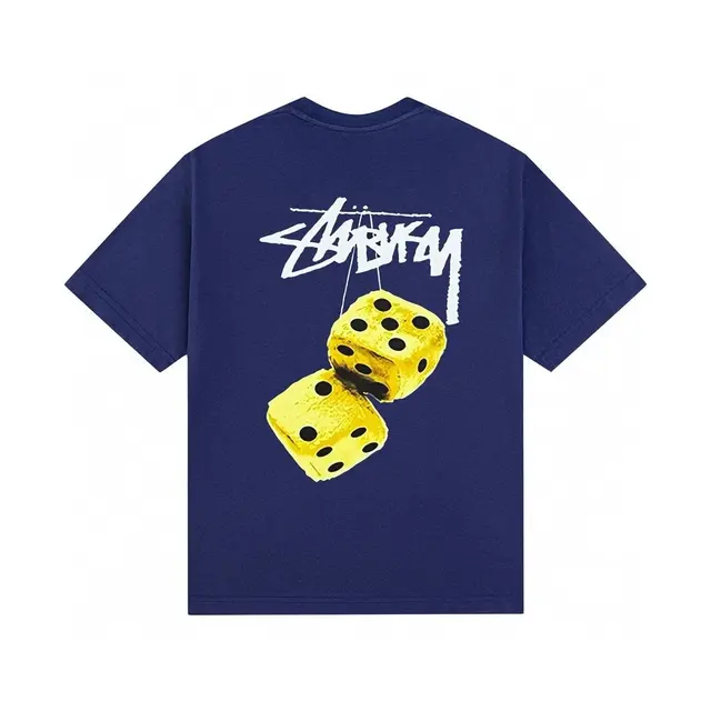 Stussy Dice Navy Blue Tee