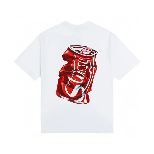 Stussy Can Graphic White Tee