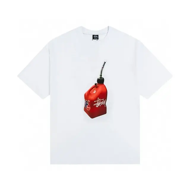 Stussy Gas Can White Tee