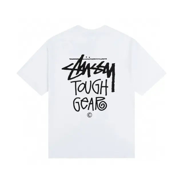 Stussy Tough Gear White Tee