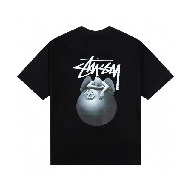 Stussy 8-Ball Angel Black T-Shirt