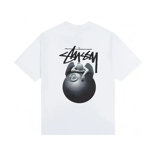 Stussy 8-Ball Angel White T-Shirt