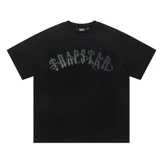 Trapstar Gothic Arch Logo Black Tee