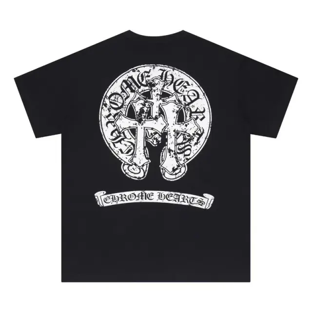 Chrome Hearts Horseshoe Cross T-Shirt Black