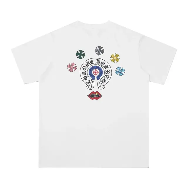 Chrome Hearts Horseshoe Multi Cross T-Shirt White