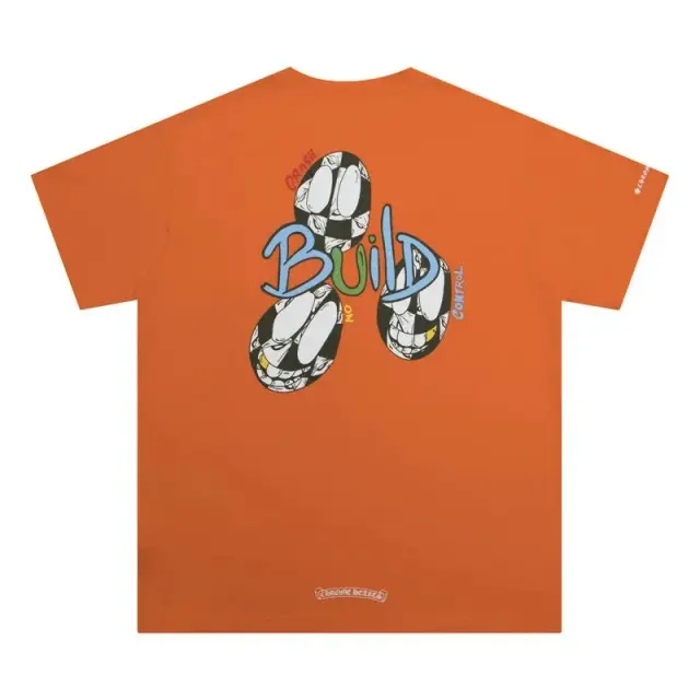 Chrome Hearts Matty Boy Build T-Shirt Orange