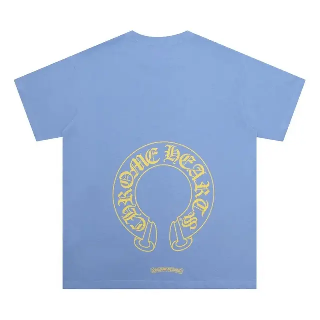 Chrome Hearts Horseshoe T-Shirt Sky Blue