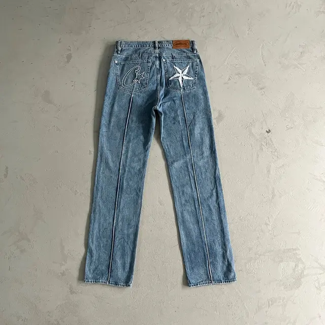 Corteiz C-Star Denim Jeans Washed Blue