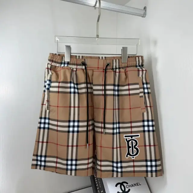 Burberry Vintage Check TB Monogram Shorts Archive Beige