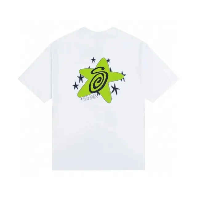 Stussy Spiral Star T-Shirt White