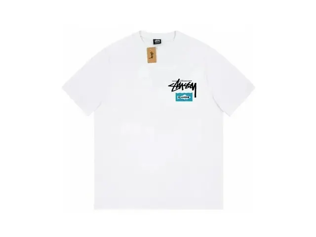 Stussy Stock Fish T-Shirt White