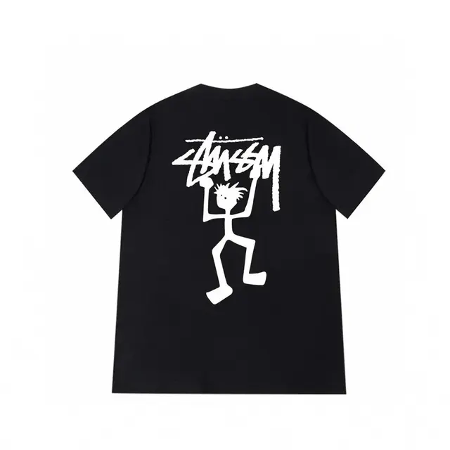 Stussy Stick Figure T-Shirt Black