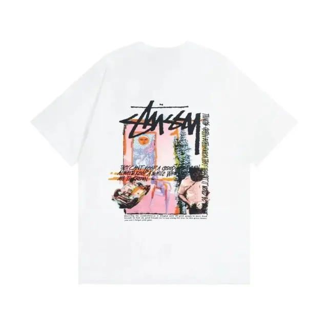 Stussy Always Keep A Smile T-Shirt White