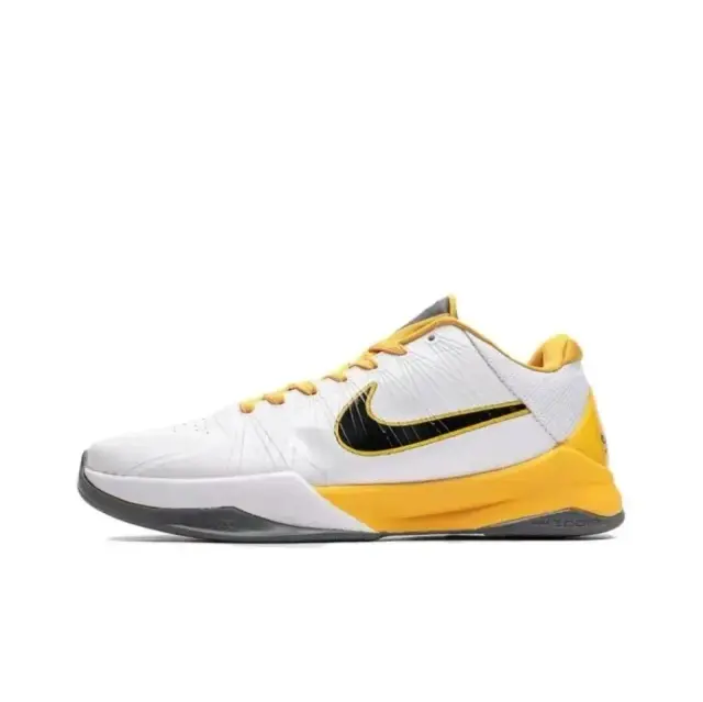 Nike Kobe 5 White Yellow Black