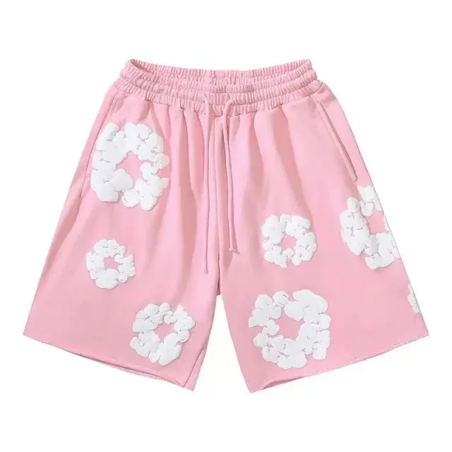 Denim Tears The Cotton Wreath Sweatshorts Pink