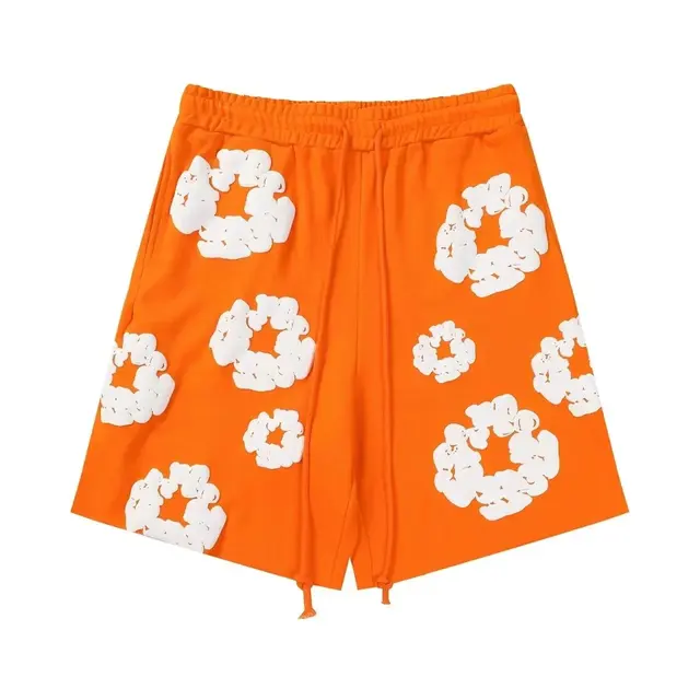 Denim Tears The Cotton Wreath Sweatshorts Orange