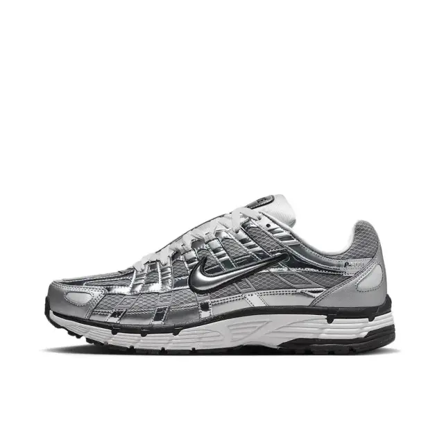 Nike P-6000 Metallic Silver and Black