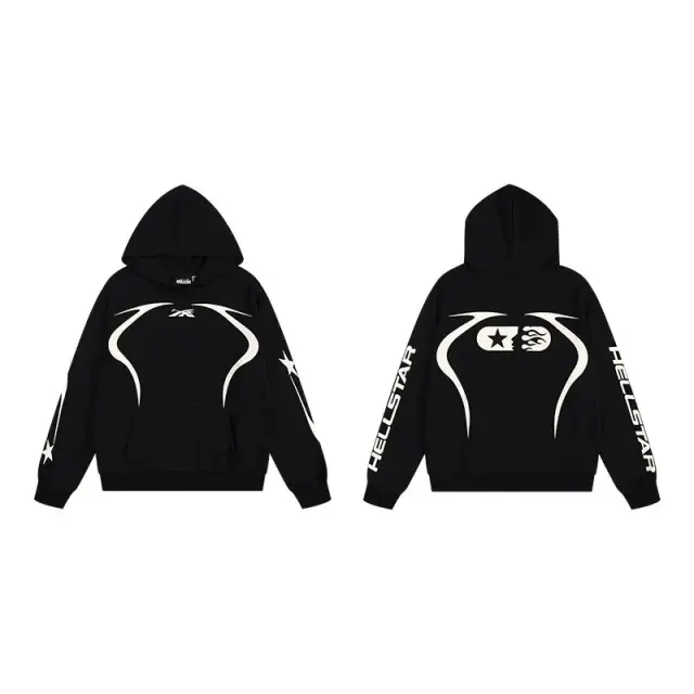Hellstar Graphic Hoodie Black