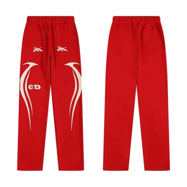 Hellstar Graphic Sweatpants Red