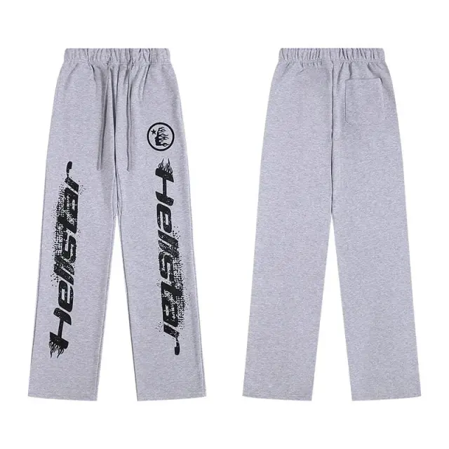 Hellstar Graphic Sweatpants Heather Grey