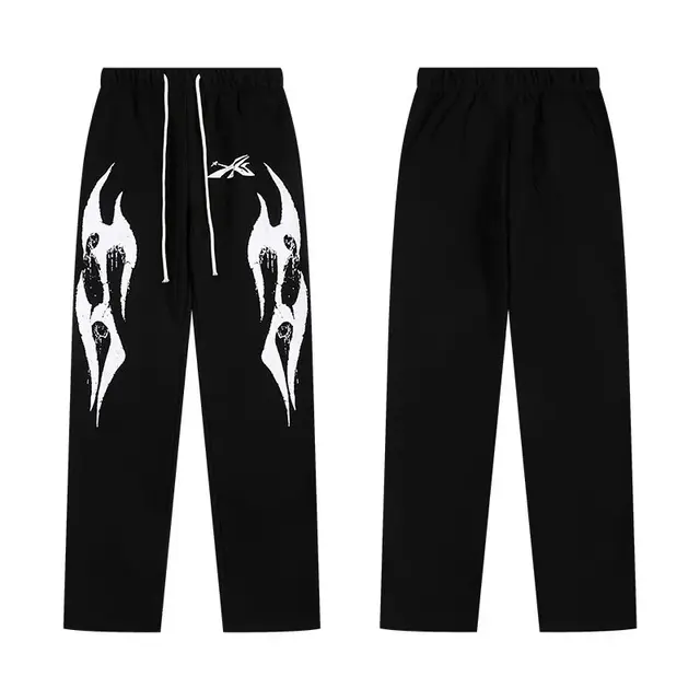 Hellstar Flame Sweatpants Black