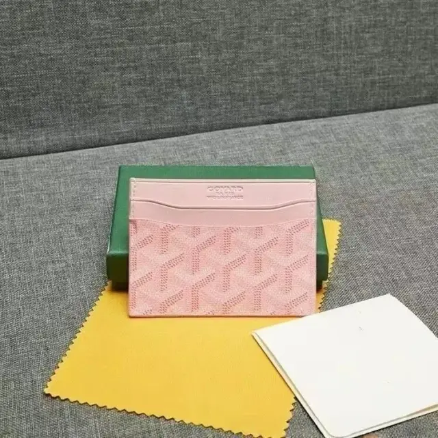 Goyard Saint Sulpice Card Holder Pink