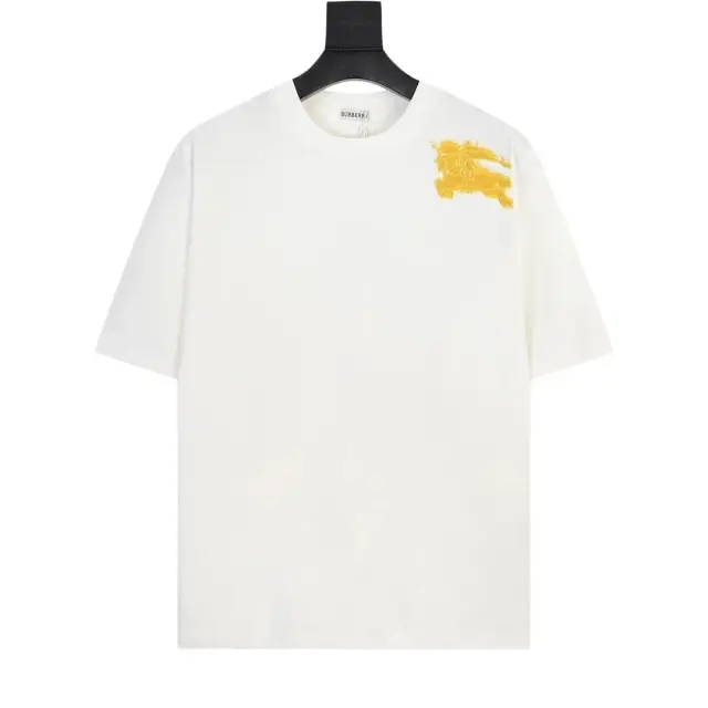 Burberry EKD T-Shirt White Yellow
