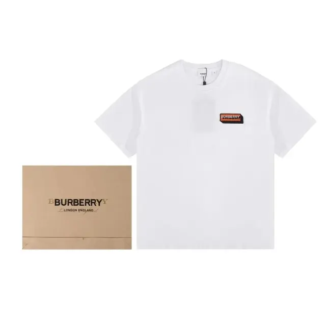 Burberry Logo Badge T-Shirt White