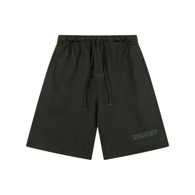 Fear of God Essentials Graphic Sweatshorts Black