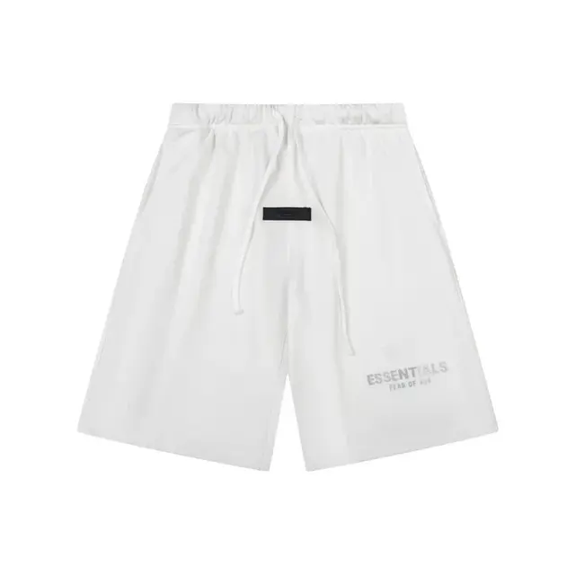 Fear of God Essentials Sweat Shorts White 3M Reflective
