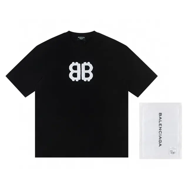 Balenciaga Crypto Logo T-Shirt Black