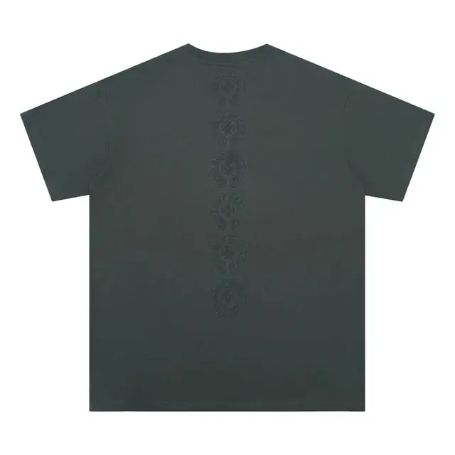 Chrome Hearts Vertical Logo T-Shirt Grey