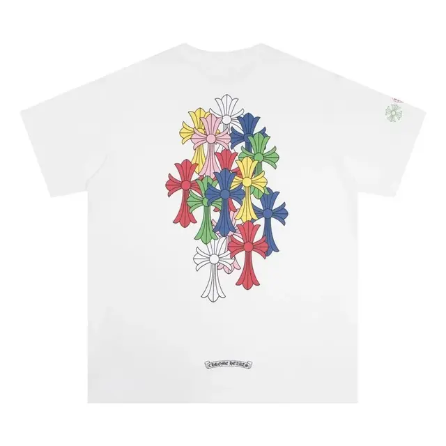 Chrome Hearts Multi Color Cross T-Shirt White