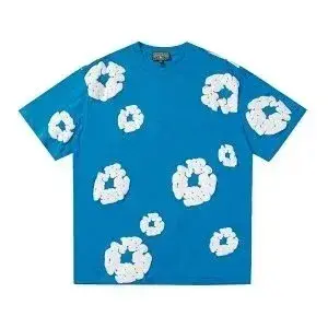 Denim Tears Cotton Wreath T-Shirt Blue
