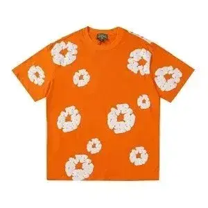 Denim Tears Cotton Wreath T-Shirt Orange