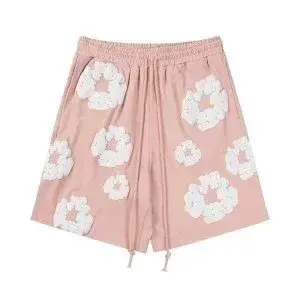 Denim Tears Cotton Wreath Shorts Pink