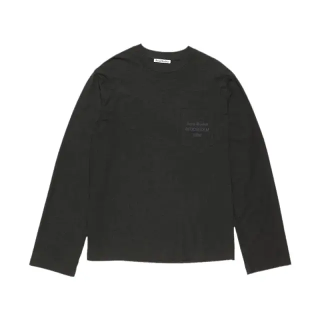 Acne Studios Stockholm 1996 Pocket Long-Sleeve T-Shirt 'Black'