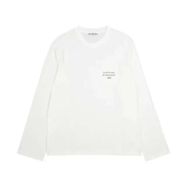 Acne Studios Stockholm 1996 Pocket Long-Sleeve T-Shirt 'White'