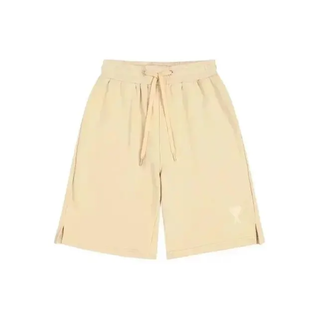AMI Paris Ami de Cœur Shorts Beige