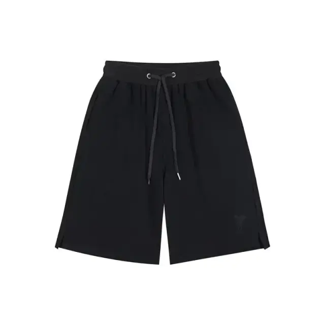 AMI Paris Ami de Cœur Shorts Black