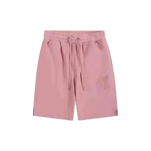 AMI Paris Ami de Coeur Sweatshorts Pink