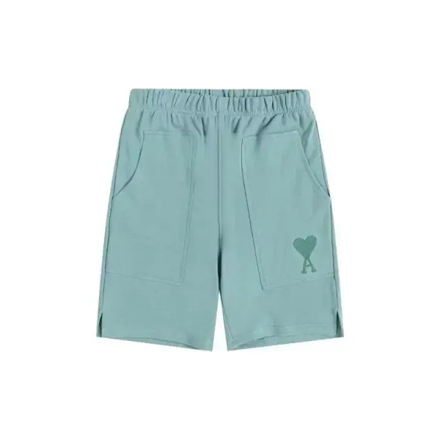 AMI Paris Ami de Cœur Shorts 'Light Teal'