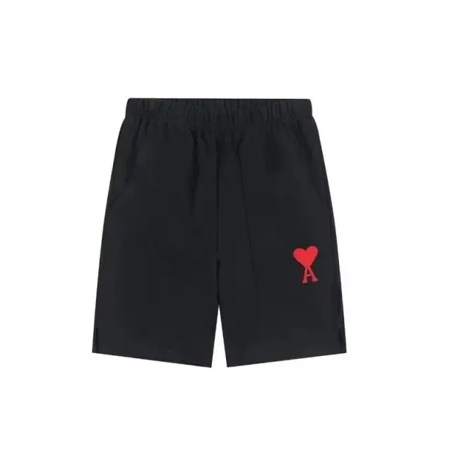 AMI Paris Ami de Cœur Shorts 'Black'